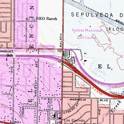 Topographic Map of Exit 21, CA