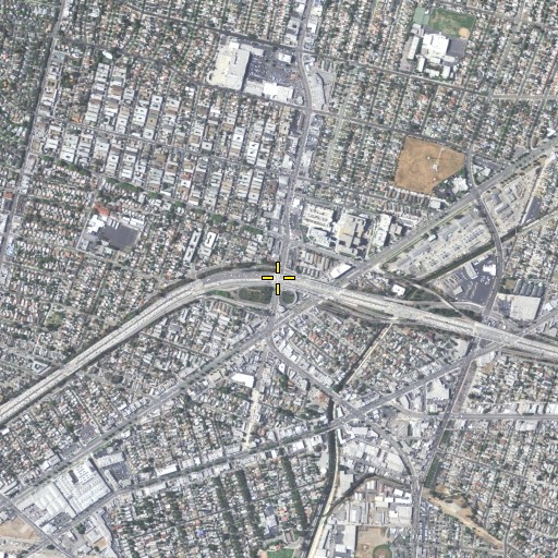Aerial/Satellite Image of Exit 7A, CA