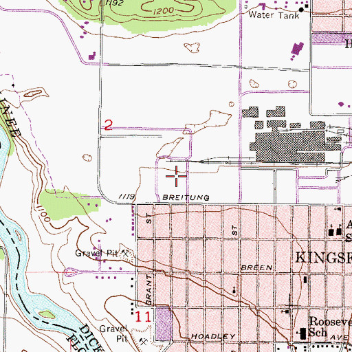 Topographic Map of Lodal Park, MI
