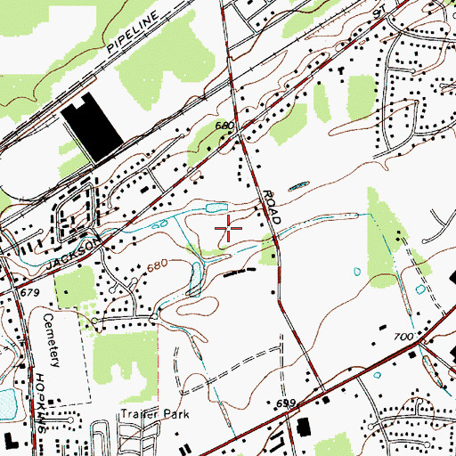 Topographic Map of Springbrook Gardens Nursery, OH