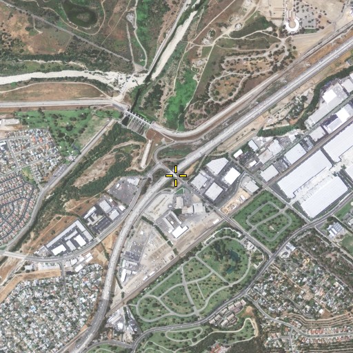 Aerial/Satellite Image of Exit 17, CA