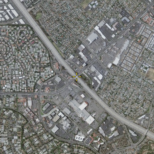 Aerial/Satellite Image of Exit 91, CA