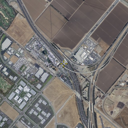 Aerial/Satellite Image of Exit 96, CA
