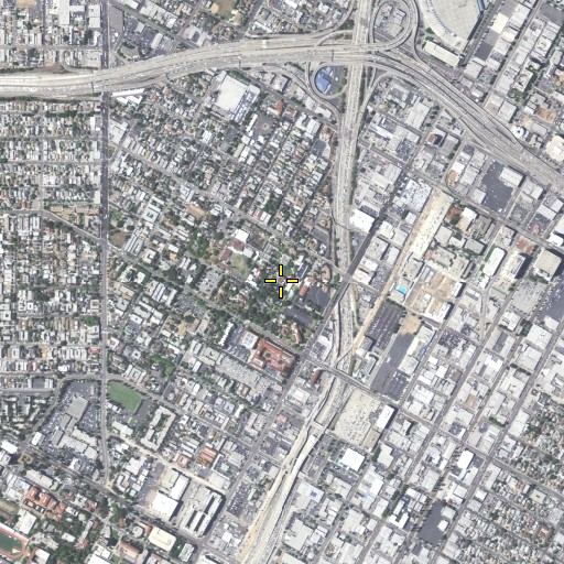 Aerial/Satellite Image of Doheny Mansion, CA