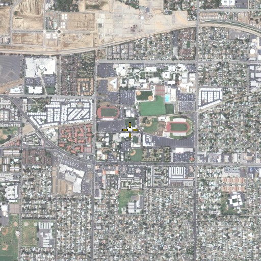 Aerial/Satellite Image of Adams Hall, CA