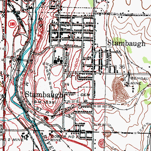 Topographic Map of Grace Covenant Church, MI