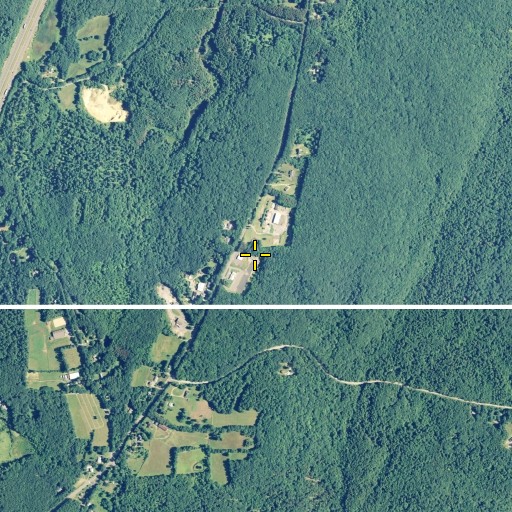 Aerial/Satellite Image of Union Lookout Tower, CT