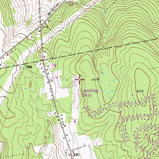 Topographic Map of Wysocki Field, CT