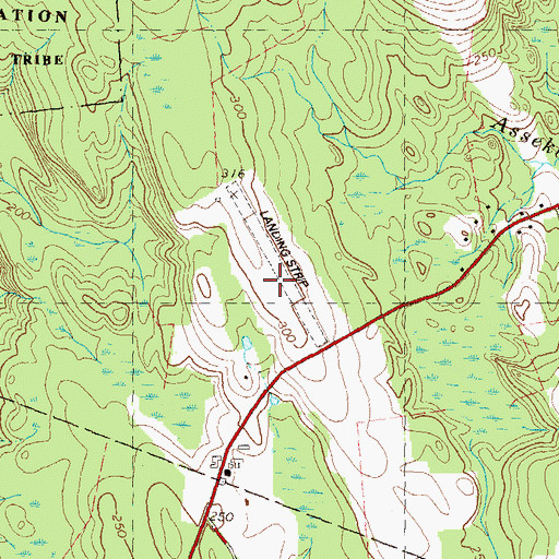 Topographic Map of Wychwood Field, CT