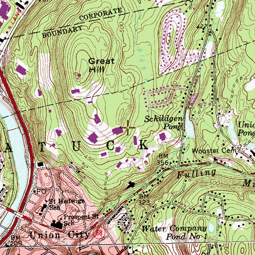 Topographic Map of Rondo Heliport, CT