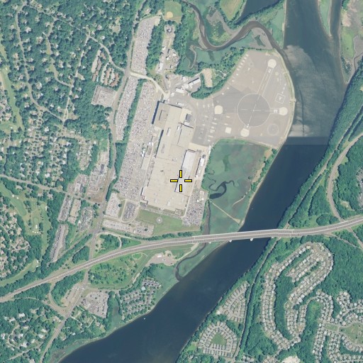 Aerial/Satellite Image of Sikorsky Heliport, CT