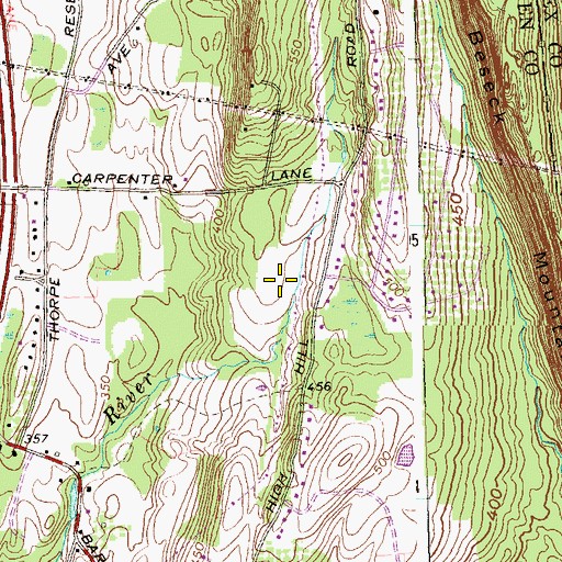 Topographic Map of Bristol-Myers/Squibb Company Heliport, CT