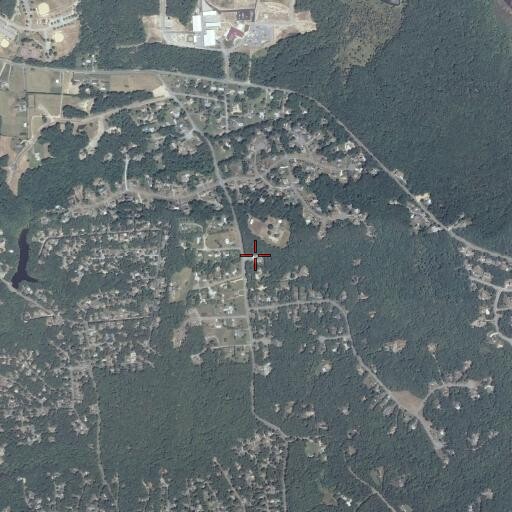 Aerial/Satellite Image of Solomons Volunteer Rescue Squad and Fire Department Company 3 Substation, MD