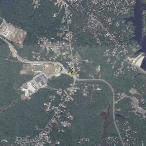Aerial/Satellite Image of Patuxent High School, MD