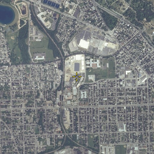 Aerial/Satellite Image of Coppin Academy High School, MD