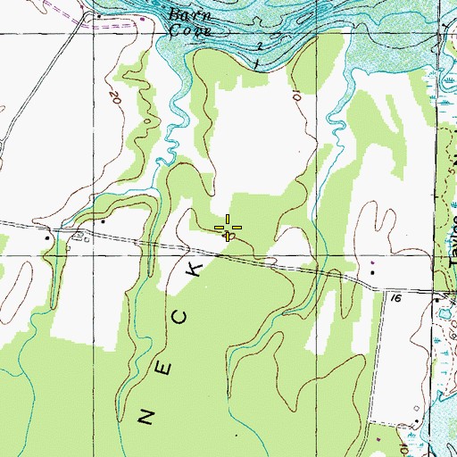 Topographic Map of Nanjemoy Creek Environmental Education Center, MD