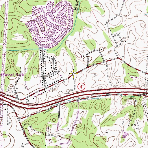 Topographic Map of Kingdom Christian Academy Elementary School, MD