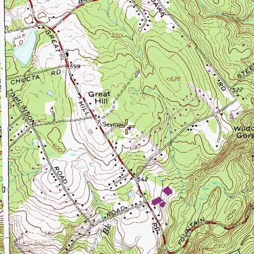 Topographic Map of WHAI-TV (Bridgeport), CT