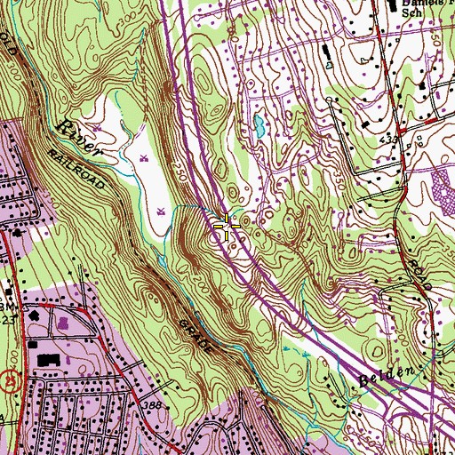 Topographic Map of Town of Trumbull, CT