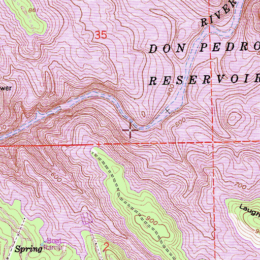 Topographic Map of Lone Gulch, CA