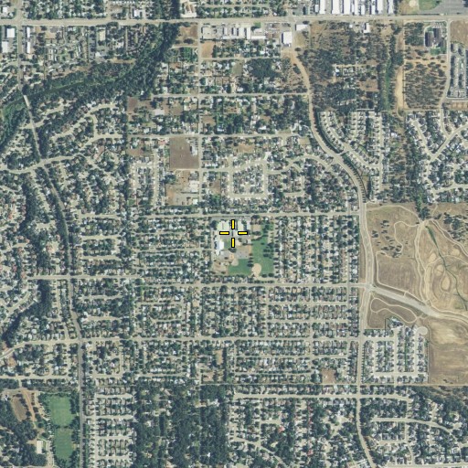 Aerial/Satellite Image of Alta Mesa Elementary School, CA