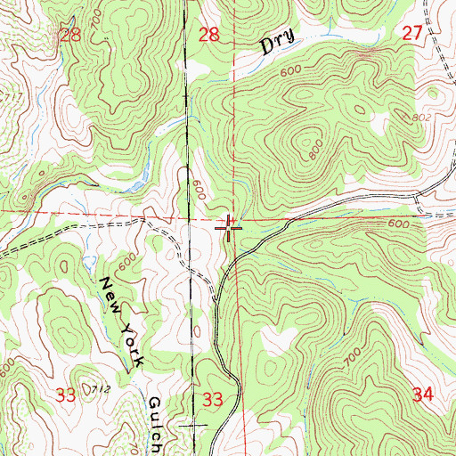 Topographic Map of Amador Creek, CA
