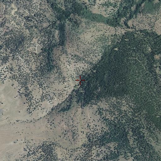 Aerial/Satellite Image of Andrews Spring, CA