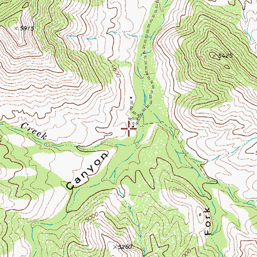 Topographic Map of Alreds Ranch, AZ