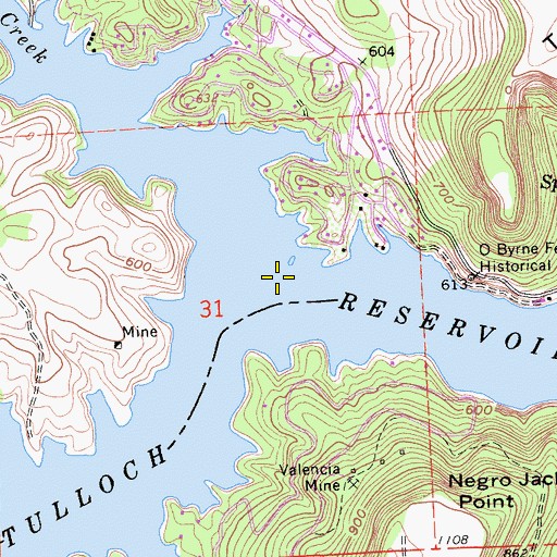 Topographic Map of Black Creek, CA