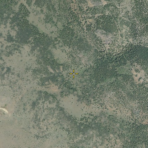 Aerial/Satellite Image of Box Spring, CA