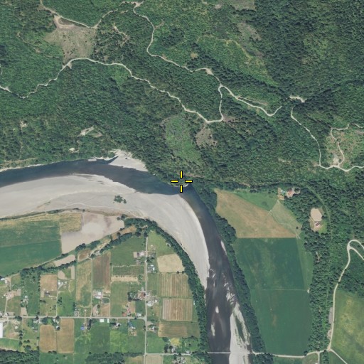 Aerial/Satellite Image of Bridge Creek, CA
