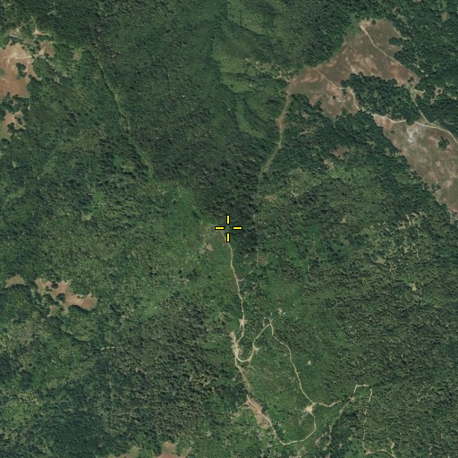 Aerial/Satellite Image of Brushy Mountain, CA