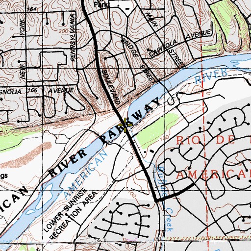 Topographic Map of Buffalo Creek, CA