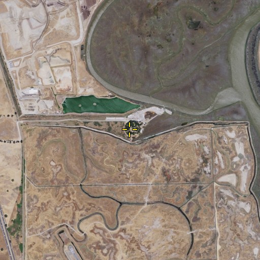 Aerial/Satellite Image of Burdell Island, CA