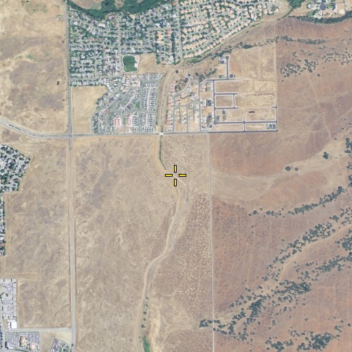 Aerial/Satellite Image of Butte Creek Diversion Channel, CA