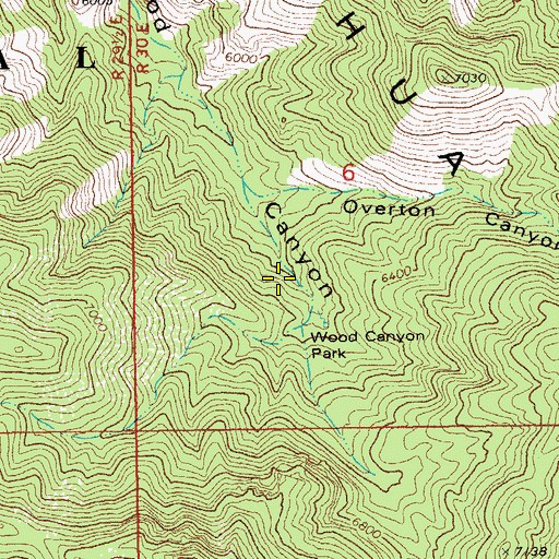 Topographic Map of East White Tail Trail Two Hundred Fiftythree, AZ