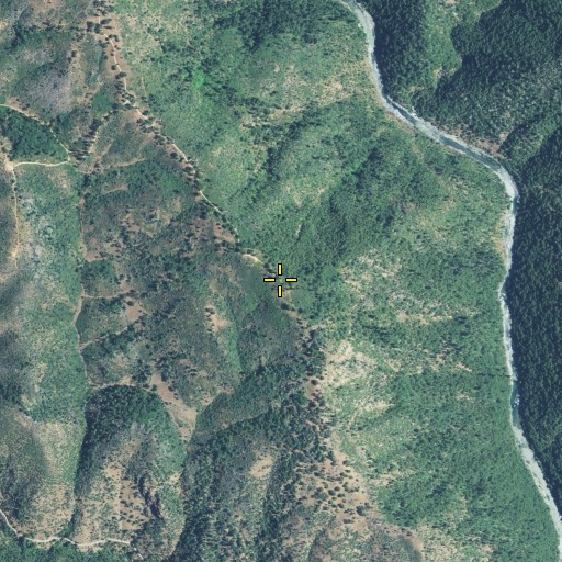 Aerial/Satellite Image of Camels Hump, CA