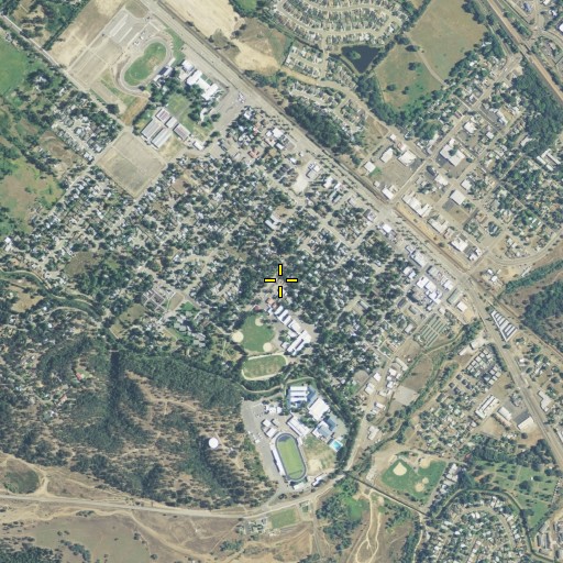 Aerial/Satellite Image of Cascade Community Day School, CA
