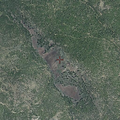 Aerial/Satellite Image of Cave Mountain, CA