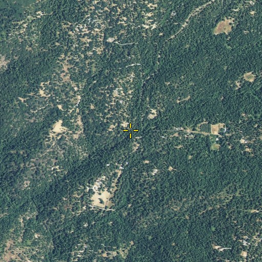 Aerial/Satellite Image of Cedar Canyon, CA