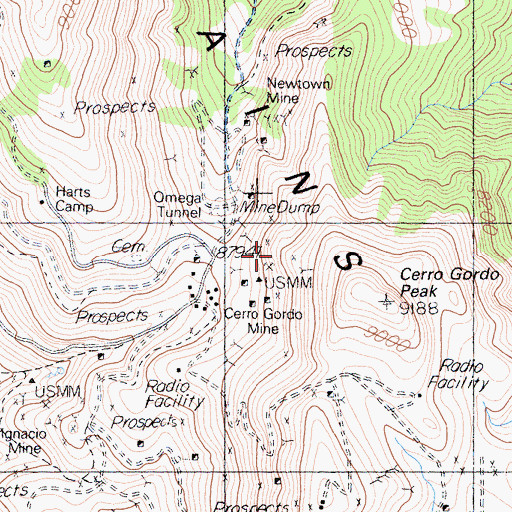 Cerro Gordo Mine, CA