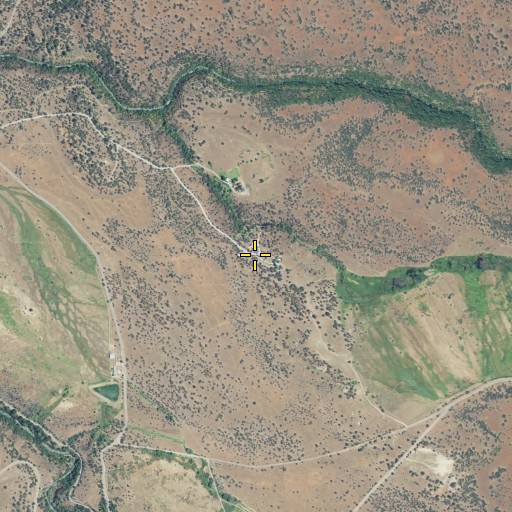 Aerial/Satellite Image of Chicken Hollow, CA