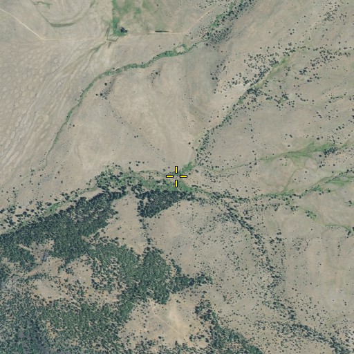 Aerial/Satellite Image of Clark Canyon, CA
