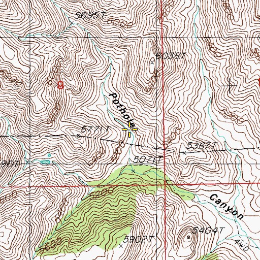 Topographic Map of Little North Fork Tank, AZ