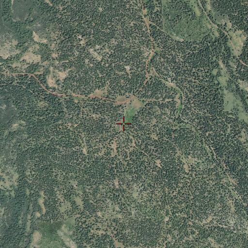 Aerial/Satellite Image of Cottonwood Spring, CA