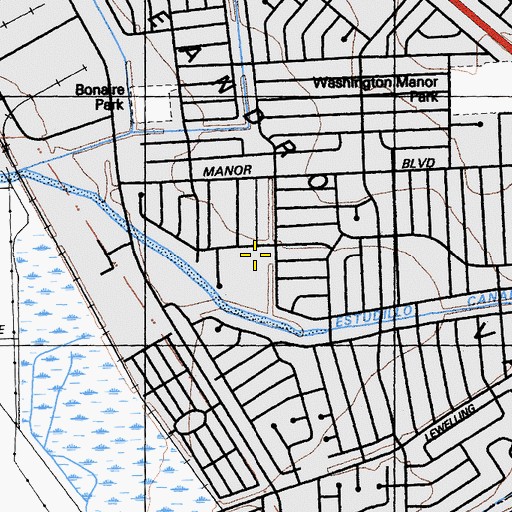 Topographic Map of Dayton Elementary School, CA