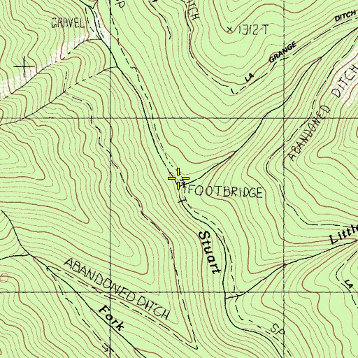 Topographic Map of Deep Creek, CA