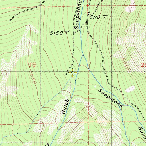 Topographic Map of Devils Gulch, CA