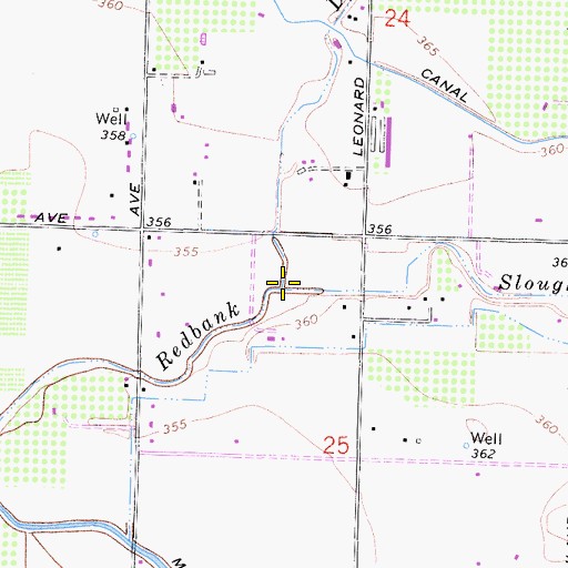 Topographic Map of Dog Creek, CA