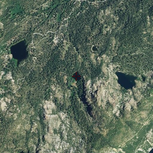 Aerial/Satellite Image of Dugan Pond, CA